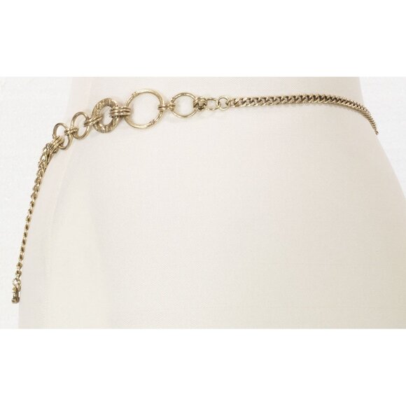 RUNWAY CHANEL 2006 COLLECTION CC METAL RHINESTONE CHAIN BELT/NECKLACE - Picture 8 of 13